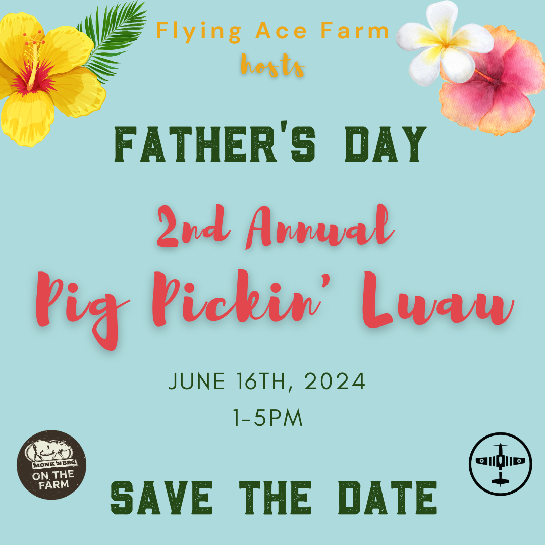 Fathers Day Pig Pickin Luau Instagram Post